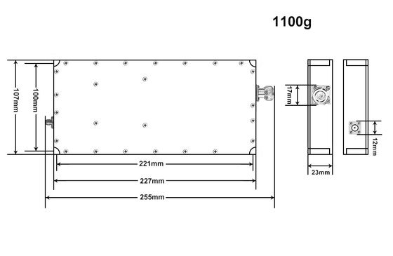 High Power 150W 3000-3500MHz Bidirectional RF Wireless Power Amplifier Module For Signal Amplification