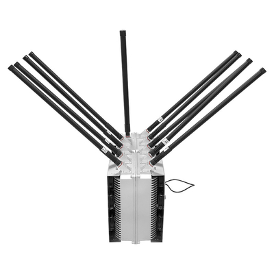1km 10 Channel 433mhz 868mhz 2.4ghz 5.8ghz Drone Jammer Integrated Detection Device
