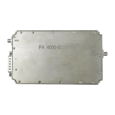 Civil security system ultra-wideband power amplifier 50W 4G-8G 28V power supply industrial-grade power amplifier