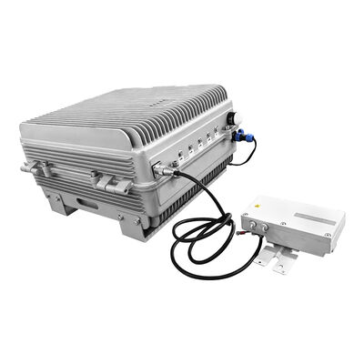 बाहरी उपयोग के लिए उच्च शक्ति जलरोधी ड्रोन सिग्नल jaammer बेस स्टेशन