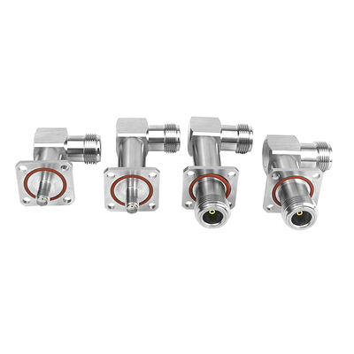 वाटरप्रूफ एल्यूमीनियम SMA से N 90 डिग्री एंटी ड्रोन चेसिस उपकरण पार्ट्स कनेक्टर