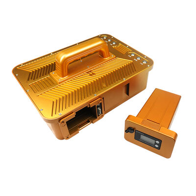 TX-WRJ06 एंटी-ड्रोन जैमर 1000-1500 मीटर लंबी रेंज 200W हाई पावर यूएवी एफपीवी को जाम करने के लिए