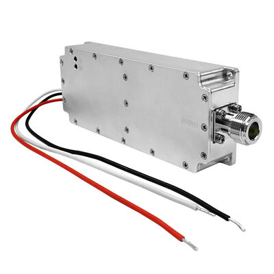 एन प्रकार के GaN समाधान एल्यूमीनियम केस 50W 6.5GHz 7.5GHz ड्रोन सिग्नल जैमर मॉड्यूल एम्पलीफिकेशन