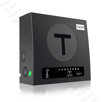 2 जी / 3 जी / 4 जी / 5 जी 5.0 किग्रा वजन के लिए ब्लैक हाई पावर मोबाइल फोन जैमर