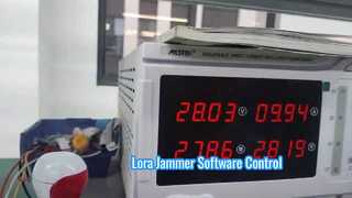 सॉफ्टवेयर-नियंत्रित ड्रोन सिग्नल लोरा डिजिटल जैमर मॉड्यूल